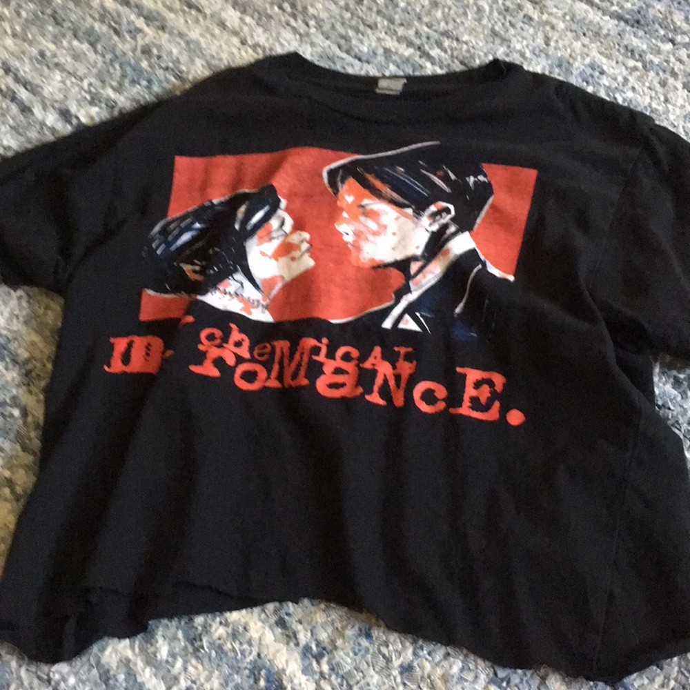 5 for $10 My chemical romance cropped tee